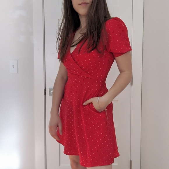 Dresses & Skirts - Red mini dress